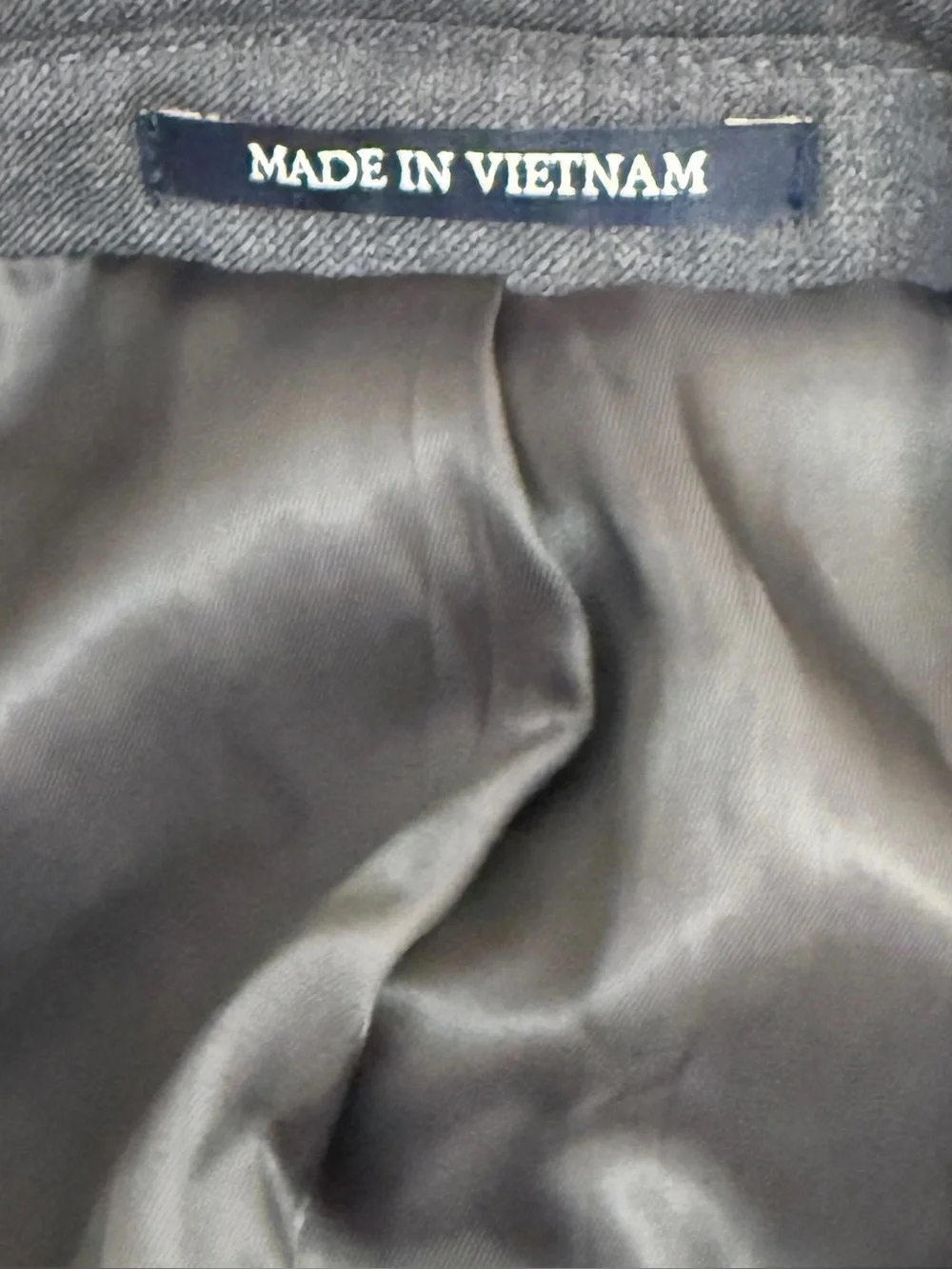 Jos. A. Bank 1905 Custom Express Gray Wool Sport Coat Blazer 46XL Long